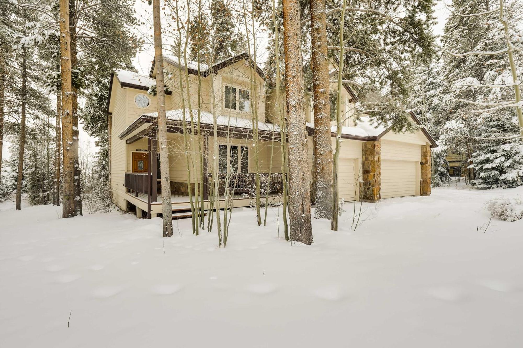 Idyllic Forested Breck Home Hot Tub And Ski Shuttle Breckenridge Eksteriør bilde